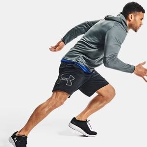 Under Armour Training Tech shorts with side logo in black Men’s…